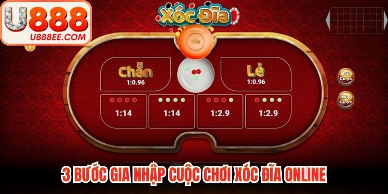 3 bước gia nhập cuộc chơi xóc đĩa online
