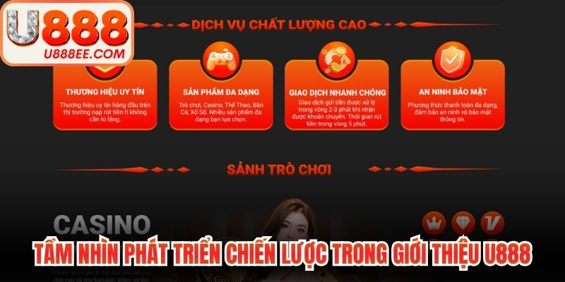 Tầm nhìn phát triển chiến lược dài hạn trong giới thiệu U888